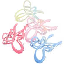 4er-Pack Haarspangen aus Metall für Damen, große Klemmen für dickes Haar, in Rosa, Blau und Rot