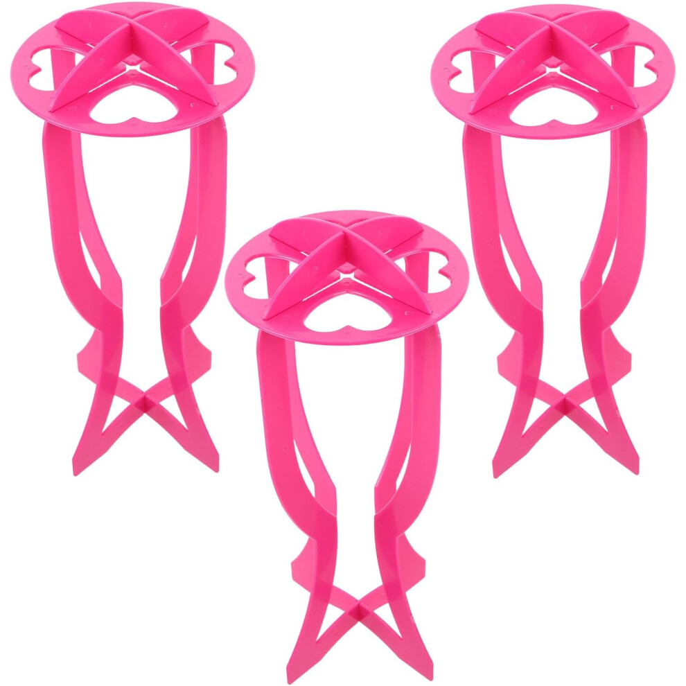 Hkhbjs 3Pcs Wig Support Stand For Display Hairpiece Styling Holder In Salon Retail Store Hair Accessories Display Stand