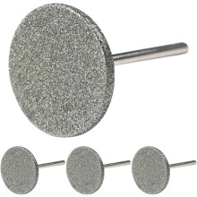 Set di 4 punte per fresa per unghie da 20 mm, disco abrasivo in carburo per la rimozione delle cuticole.