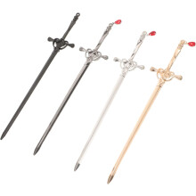 4 stuks Chinese vintage metalen haarspelden voor bloemknotjes, accessoires voor vrouwen en tienermeisjes, traditionele haarstylingtools