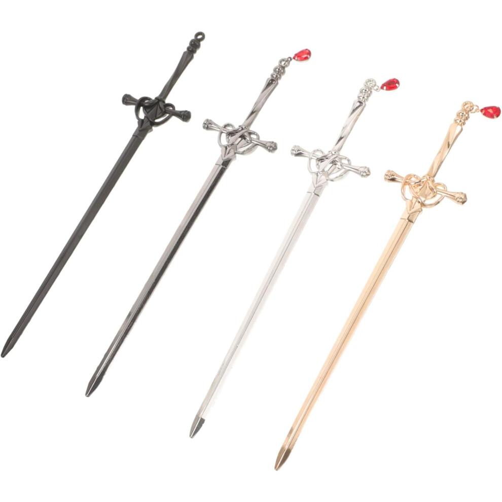 Hkhbjs 4Pcs Chinese Vintage Metal Hair Sticks Flower Bun Accessories For Women And Teen Girls Traditional Hair Chopsticks Styling Tool