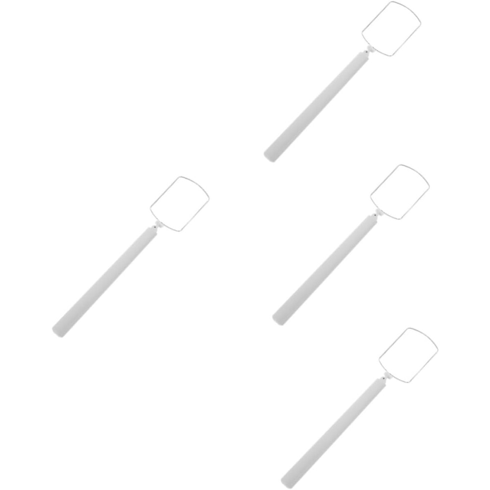 Hkhbjs White 4Pcs Lash Mirror For Eyelash Extension Portable Lash Inspection Mirror Handheld For Salon Use For Tech