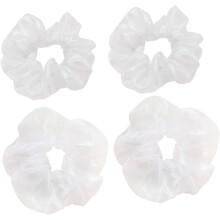 Gauze Hair Scrunchies 4pcs Set Small Large Stretchy Ponytail Holders for Women Girls Fashion Hair Rope Accessories for Everyday Use