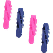 stuks pluizige haarwortelclips met zelfklevende achterkant, haarrollers voor de pony, handig voor het stylen van vrouwenhaar en thuisgebruik.