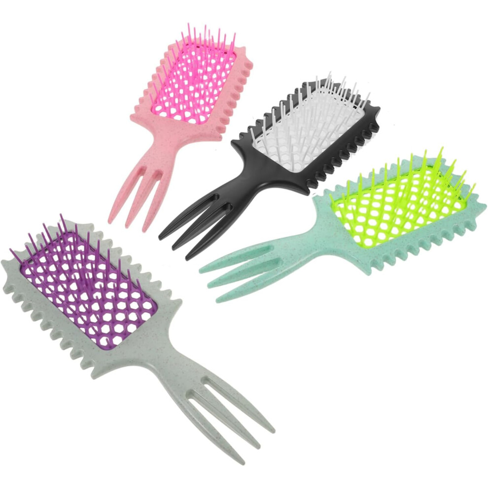 Hkhbjs Unisex 4Pcs Hollow Grid Hair Comb For Women Wet Dry Detangler Comb Scalp Massage Brush Static Styling Tool For Curly Hair