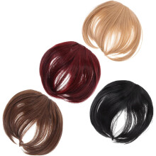 4er-Pack natürliche Haarclips für Damen, lockige Ponyfrisuren, Perückenverlängerungen, Haaraccessoires für Partys