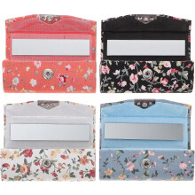 4-teiliges Schmuckkästchen-Set für Damen mit Spiegel, Lippenstifthalter, Organizer, tragbarer Lippenbalsam-Etui, dekorativer Lippenstiftbox