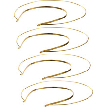 4er-Set elegante Haarbänder für Damen, ideal für Festivals, DIY-Dekorationen und Tanzpartys. Bequemes Material aus Eisen, einfach zu tragen.