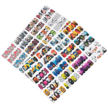 4 Bögen Halloween-Nagelsticker, Nagelaufkleber, Weihnachtsdekorationen für Frauen, Mädchen, Jungen und Mädchen