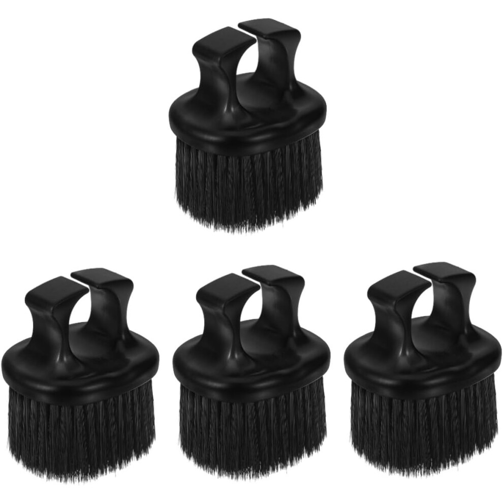 Hkhbjs 4Pcs Neck Hair Duster Brush Barber Hairdressing Brush For Hair Cutting Cleaning