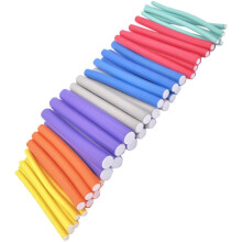 Set van 42 flexibele haarkrulspelden voor styling zonder hitte, verkrijgbaar in meerdere kleuren.