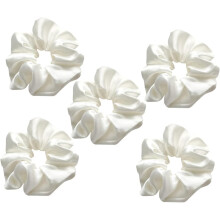 5er-Pack Seidenhaargummis aus Satin – ideales Geschenk für Frauen und Mädchen, perfekt für Hochzeitsfeiern