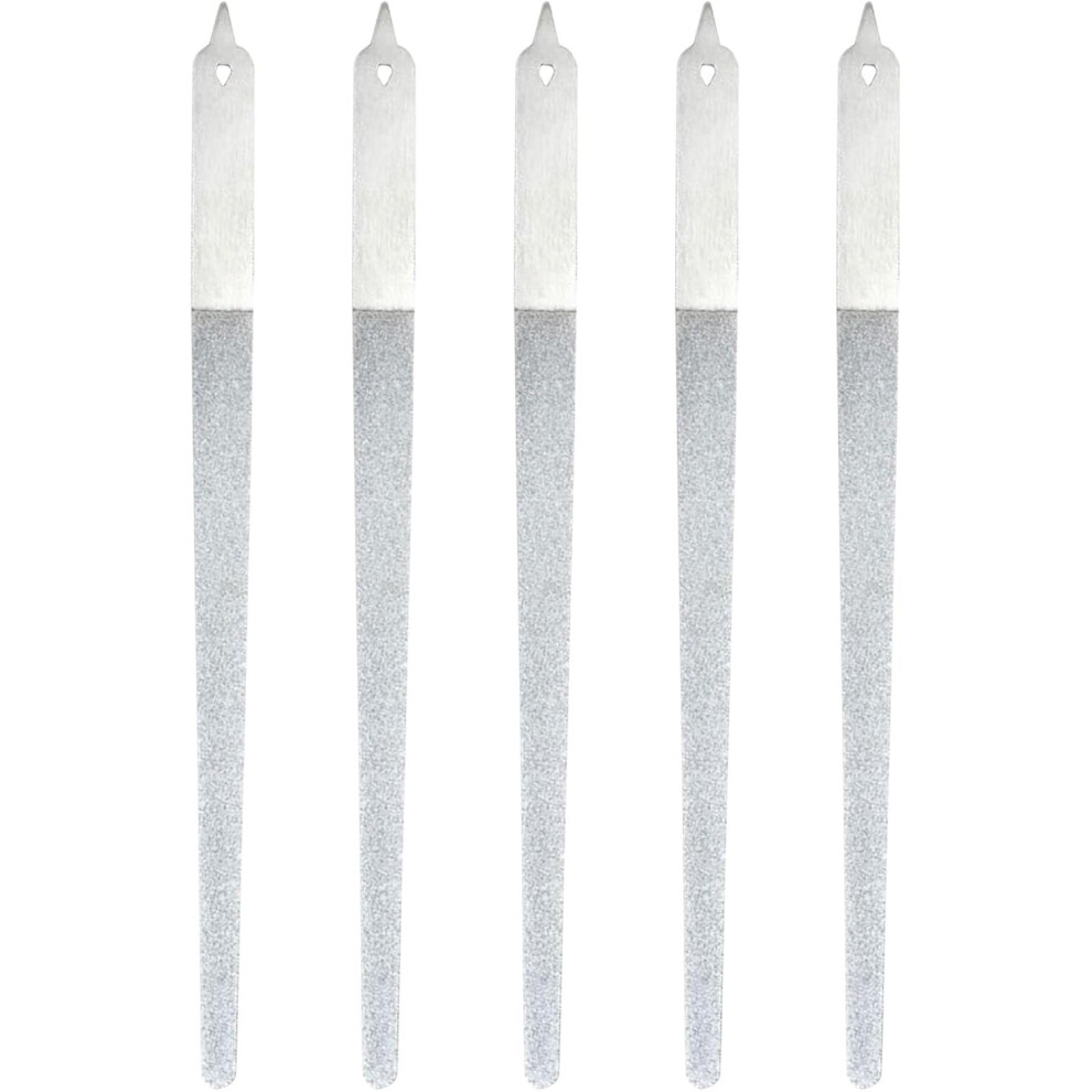 Hkhbjs 5Pcs Metal Nail File Stainless Steel Double Sided Manicure Toenails Tools For Fingernail Toenail Grooming