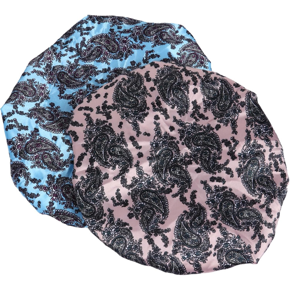 Hkhbjs 6Pcs Shower Cap Bathing Hat Elastic Head Wrap For Adults Keep Hair Dry During Shower Comfortable To Wear