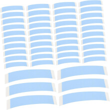 Double Sided Wig Tape Strips 48pcs Curved High Adhesion Lace Front Wig Glue Sheets Sweat Resistant Oil Proof Hair Extension Adhesive