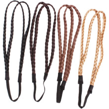 6er-Pack geflochtene Haarbänder, doppellagig, gedreht, für Damen und Mädchen, modische Haarreifen, Yoga-Accessoires, zufällige Farben