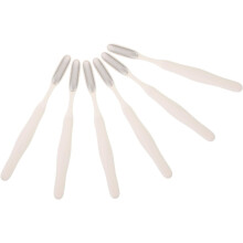 Juego de 6 limas manuales de acero inoxidable para pies, ideales para exfoliar los talones y eliminar callosidades.