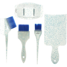 5-delige haarverfset, professionele kleurkom, verfplank en highlightborstel voor thuisgebruik.
