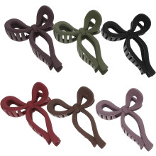 6er-Pack Haarspangen mit Schleife, rutschfest, Haarklammern, Haaraccessoires für Damen und Mädchen