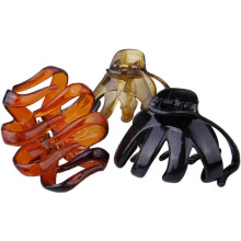 Kunststoff-Haarkämme, 6er-Packung, Haarspangen mit Oktopus-Klaue und gezahntem Design, tragbare Haargummis