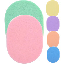 6pcs Facial Sponges for Makeup Removal and Exfoliating Face Scrubber Pads