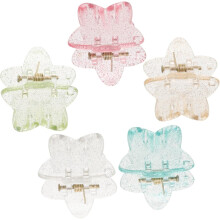 5er-Pack Haarspangen mit Krallenmotiv und Sternform für Mädchen, kleine Mini-Haarspangen für kleine Mädchen