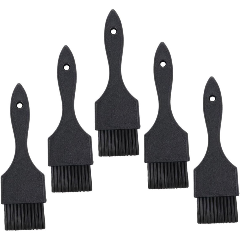 Hkhbjs Black 5Pcs Hair Dyeing Brush Set With Soft Bristles Hair Tinting Applicator Comb