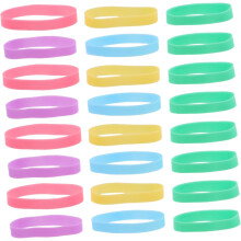 5er-Pack elastische Haargummis, Mini-Haargummis für farbenfrohe Bastelarmbänder und als praktischer Ersatz