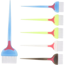 6 stuks haarverfborstels voor het verven en kleuren van haar, voor thuisgebruik (willekeurige kleur)