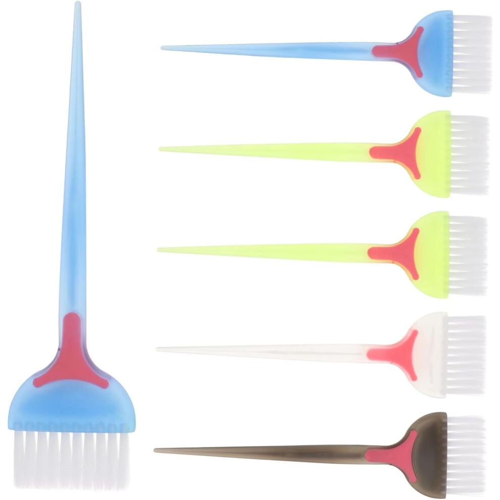 Hkhbjs 6Pcs Hair Dye Brush Hair Tint Brush For Dying And Coloring For Home Use Random Color
