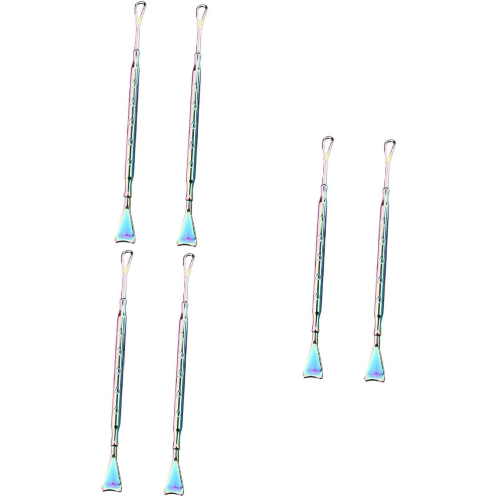 Hkhbjs 6Pcs Stainless Steel Blackhead Scraper Pore Extractor Face Cleaning Tool Nose Scraper Blackhead Removal Tool For Pore Cleaning
