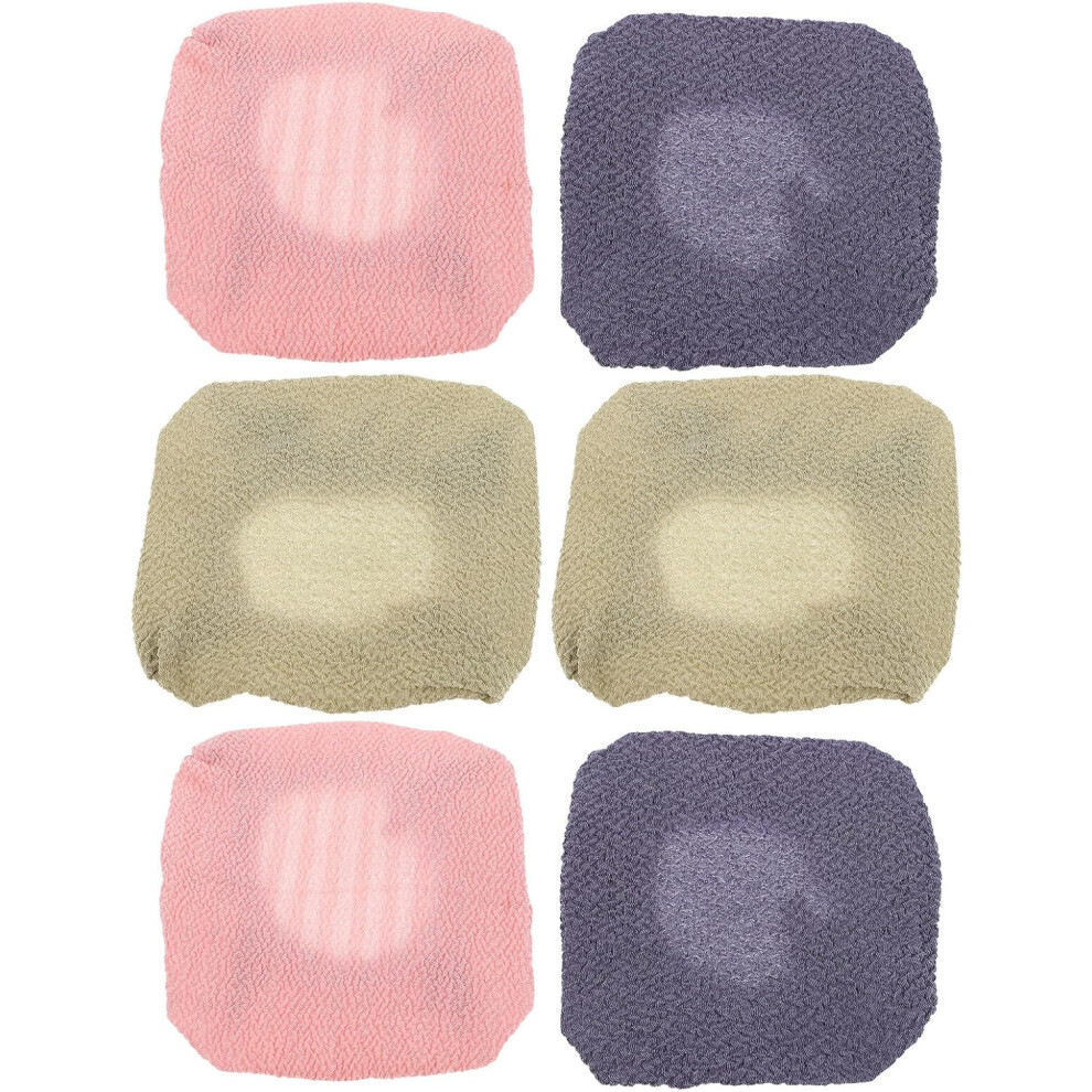 Hkhbjs 6Pcs Exfoliating Washcloth Replacement Pads For Back Scrubber Brush Washable Body Cleaning Gloves