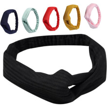 6er-Pack atmungsaktive Yoga-Stirnbänder für Damen – schnelltrocknend, leicht, rutschfest und komfortabel.