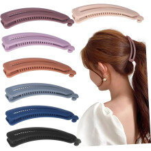 Bananen-Haarspangen, 7-teiliges Set, kleine Vintage-Haaraccessoires für Damen, starker Halt für dickes Haar