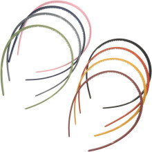 8 Stück mattierte Haarreifen mit Zähnen für Damen, modisches Haarband-Accessoire