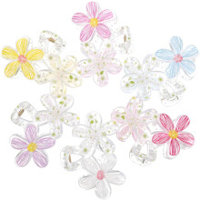 6 Stück kreative Haarspangen mit Blumenmuster für dickes und dünnes Haar, stilvolles Blumendesign für Partys, Alltag und Strandbesuche