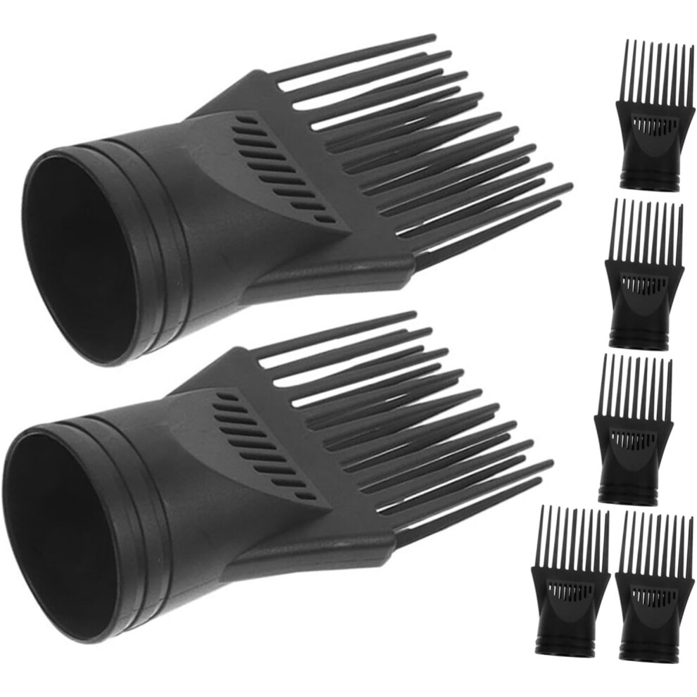 Hkhbjs 7Pcs Hair Dryer Comb Nozzle Attachments Plastic Blow Dryer Nozzle Tools For Precise Styling Control Suitable