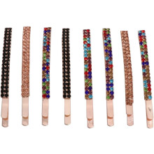 8er-Pack Haarspangen mit Strasssteinen für Mädchen, ideal als Partygeschenk oder einzigartiges Accessoire für Damen.