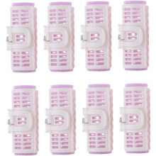 8-teiliges Set Kunststoff-Haarwickler für Damen, DIY-Haarstyling-Wickler für welliges Haar, automatischer Lockenstab