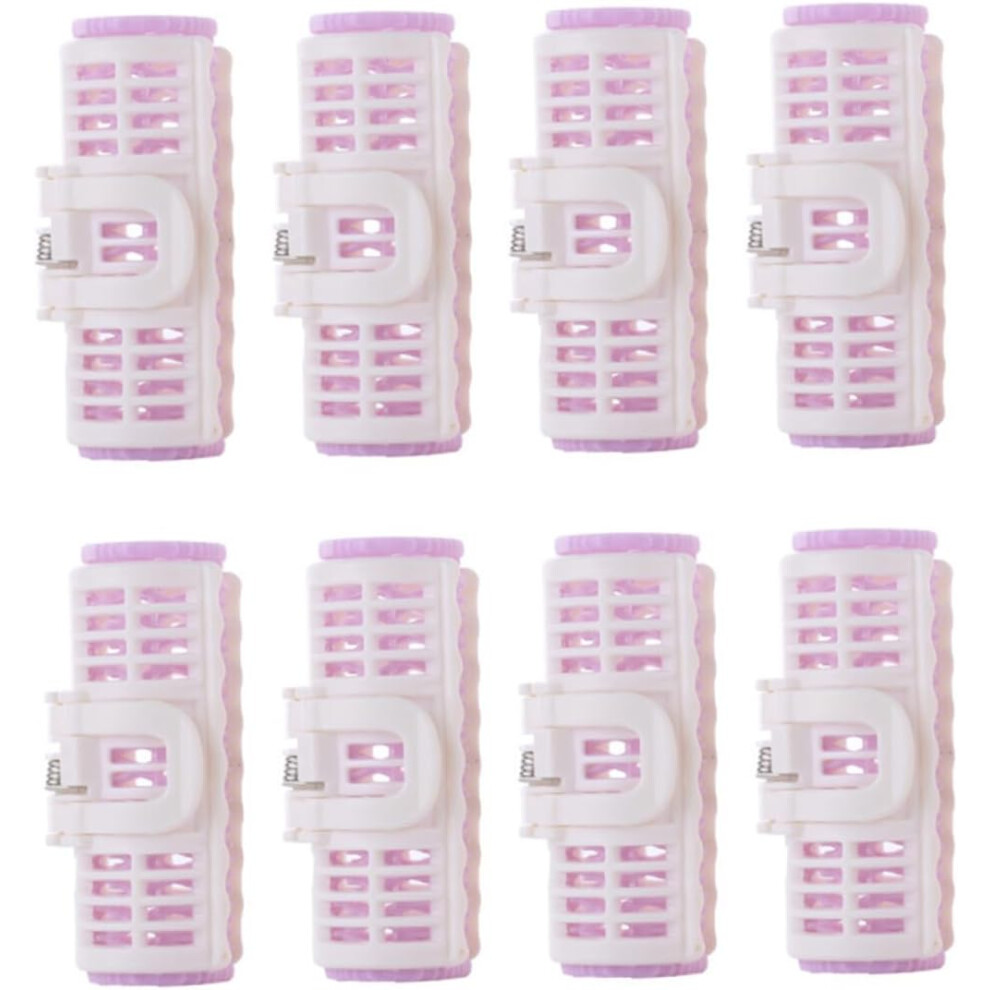 Hkhbjs 8Pcs Women Plastic Hair Roller Curlers Diy Hair Styling Rollers For Wavy Products Automatic Curler