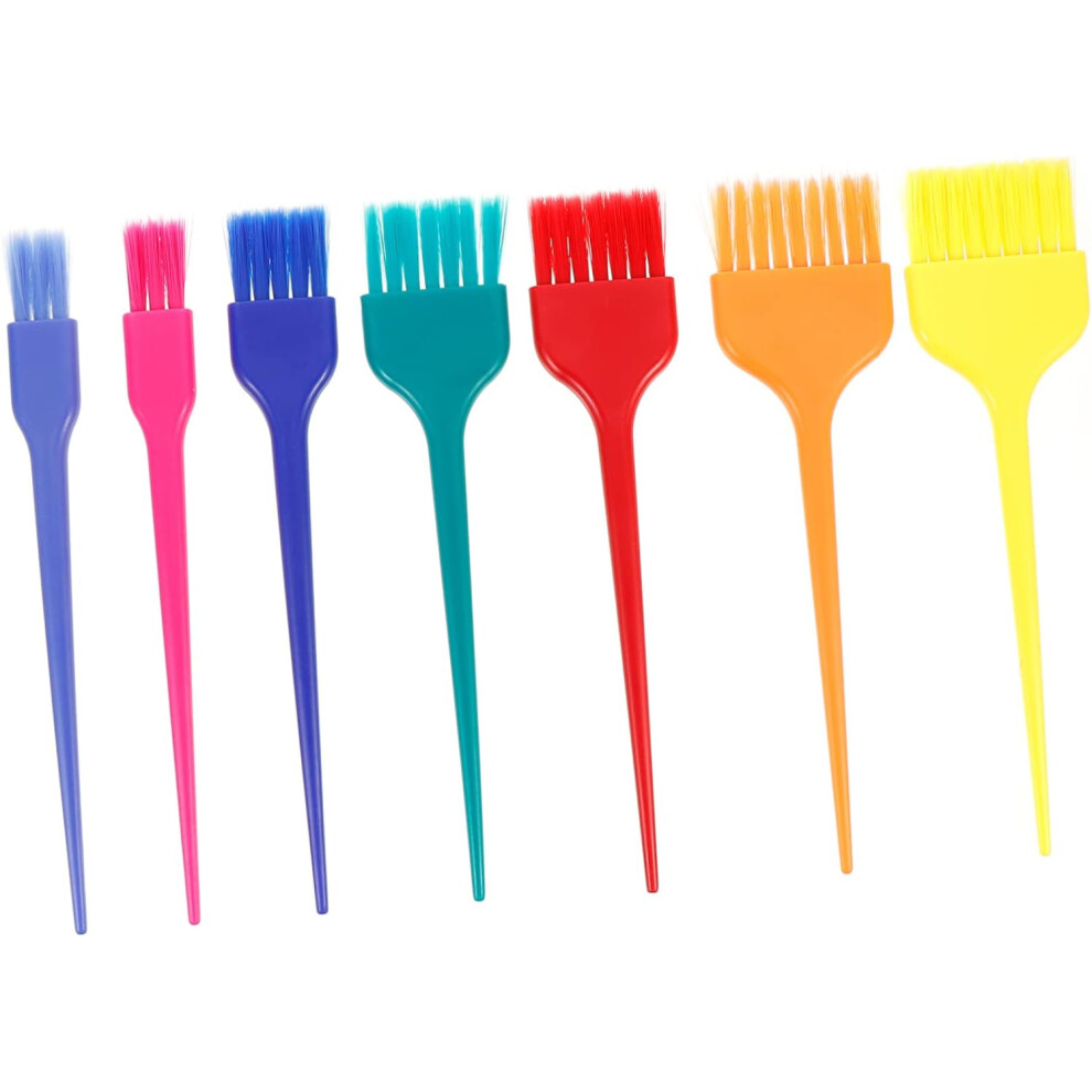 Hkhbjs 7Pcs Hair Dye Brush Brush Bristle Comb Salon Hair Coloring Tools Diy Professional Use