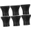 6pcs Heat Resistant Plastic Hair Dryer Nozzle Duckbill Diffuser Nozzles 1