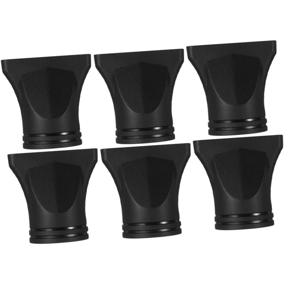 Hkhbjs 6Pcs Heat Resistant Plastic Hair Dryer Nozzle Duckbill Diffuser Nozzles