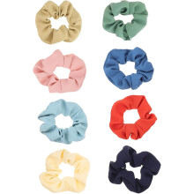 8 pezzi Elastici per capelli a forma di intestino grande, fermagli per capelli da donna, anelli, accessori per ragazze, feste, scuola, colore casuale