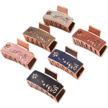 6er-Pack dehnbare Haarspangen für Mädchen, die keine Abdrücke hinterlassen, ideal als Haaraccessoire für Duttfrisuren.