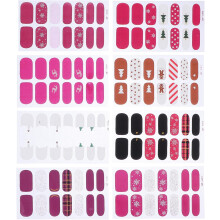 8 Bögen Nagelsticker für Weihnachten, verschiedene Designs