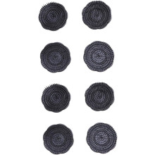 8-teiliges Haarshampoo-Bürsten-Set mit dichten Borsten für Kopfhautpflege und Haarreinigung, Massagefunktion für Shampoo und Kopfhautmassage.