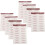 8 Sheets Bionic Eyebrow Sticker for Women Temporary Brow Shaping Sticker Water Transfer Simulation Eyebrow 1