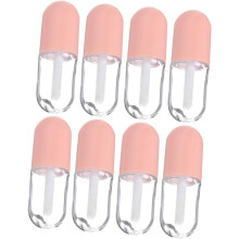 Lege lipglossflesjes, 8 stuks, 5 ml mini reislipolietubes, navulbaar, doe-het-zelf make-upbenodigdheden voor vrouwen, cosmetische verpakking