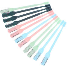 Stainless Steel Nose Hair Trimmers 24pcs Manual Dual-edge Clippers Portable Nasal Hair Cleaning Tools